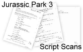 Jurassic Park 3 - Script Scans - Dan's JP3 Page